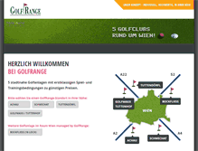 Tablet Screenshot of golfrange.at